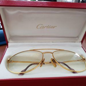Rare Cartier Gold Glasses